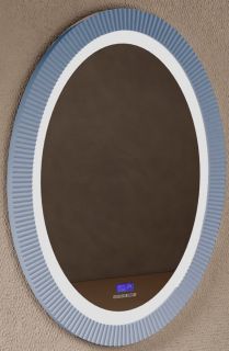 Зеркало с подсветкой ABBER Stein AS6601Blau 60см голубой